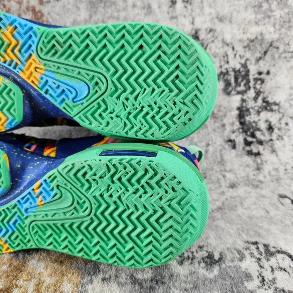 Nike LeBron Witness 7 Kaleidoscope‎ Basketball Shoes Sneakers DQ8650-400 Youth 6